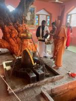 HH Swamijis visit to Mangaleshwar Bhairava Temple, Srinagar (8th March 2026)
